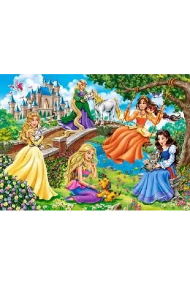 Puzzle 180 el. Princesses in Garden Castorland