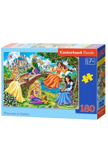 Puzzle 180 el. Princesses in Garden Castorland
