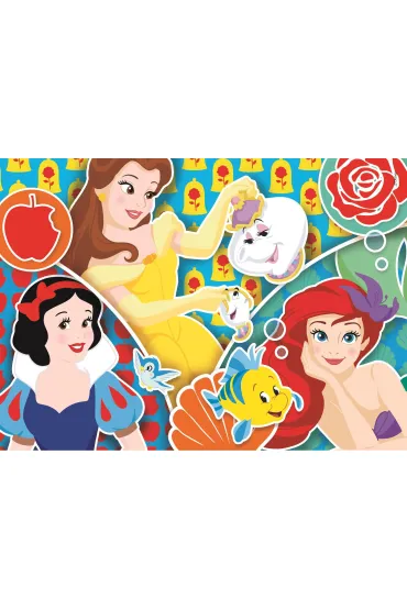 Puzzle 2x20 el. SuperColor. Ksi�niczki Clementoni