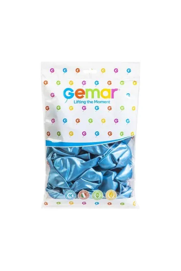 Godan Balony shiny niebieskie 33cm
