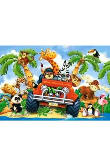 Puzzle 40 el. Podr� przez Safari Castorland