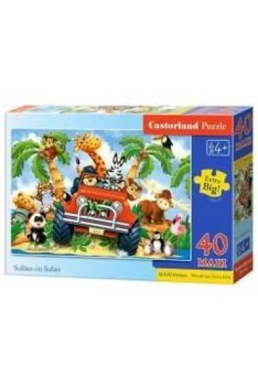 Puzzle 40 el. Podr� przez Safari Castorland