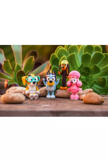Bluey Figurki 4Pak Przyjaciele
