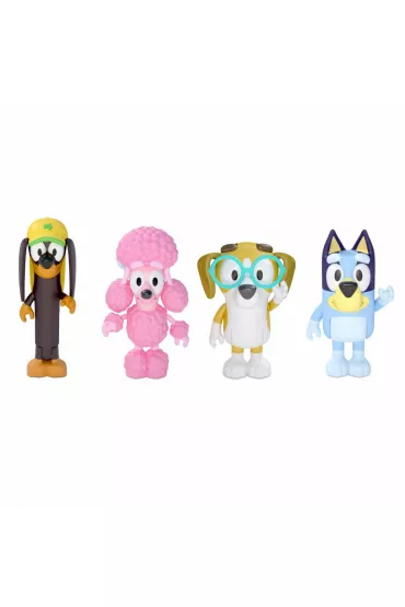 【楽ギフ_包装】 Bluey TaniaKsiazka.pl | Przyjaciele 4Pak Figurki 絵画