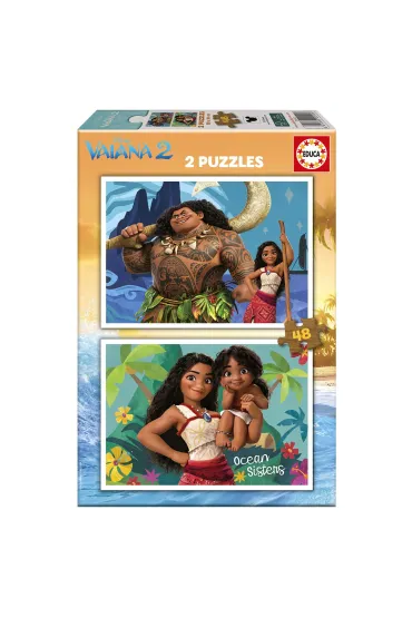 Puzzle 2x48 el. Vaiana 2 Educa