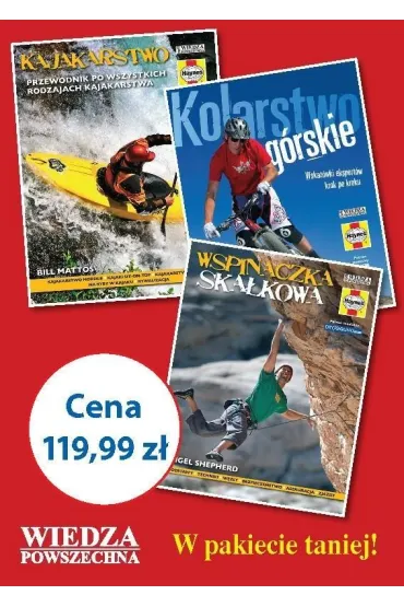 Pakiet: Kolarstwo g�rskie, Wspinaczna ska�kowa, Kajakarstwo