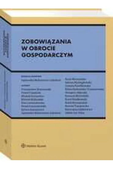 Zobowi�zania w obrocie gospodarczym