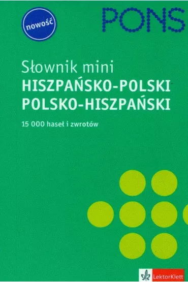 PONS. S�ownik mini hiszpa�sko-polski, polsko-hiszpa�ski