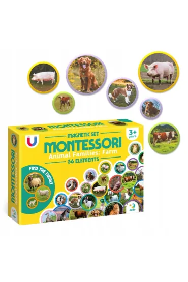 Zestaw magnetyczny Montessori Zwierz�ta na farmie