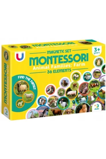 Zestaw magnetyczny Montessori Zwierz�ta na farmie