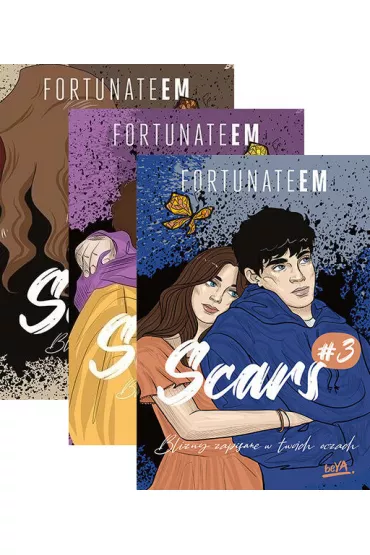 Pakiet Scars. Tomy 1-3: Blizny zapisane na sk�rze, Blizny zapisane w duszy, Blizny zapisane w twoich oczach - FortunateEm