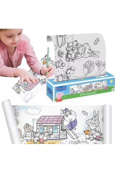 Kolorowanka na rolce �winka Peppa