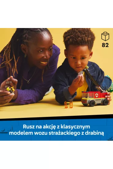 LEGO City W�z stra�acki z drabin� 60463