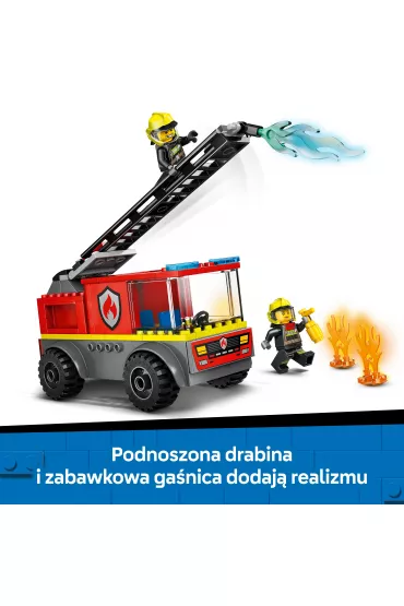 LEGO City W�z stra�acki z drabin� 60463