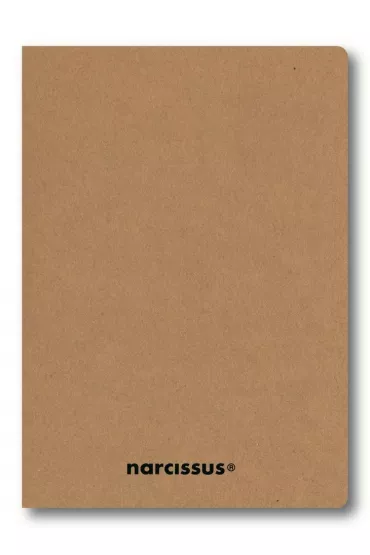 Narcissus Zeszyt A5 Eco Kraft kratka 56 kartek 6 szt.