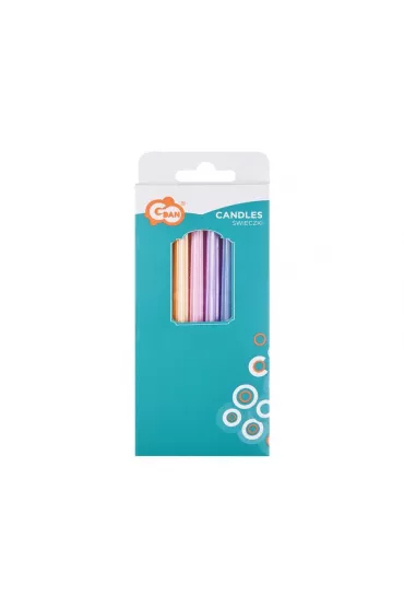 Godan �wieczki makaronikowe metaliczne 12.5x0.8cm