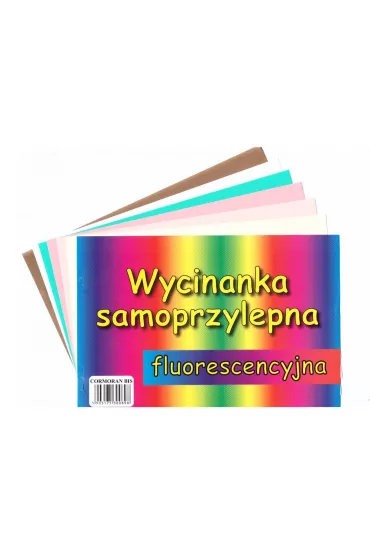 Cormoran Wycinanka samoprzylepna A4 Fluorescencyjna 6 kartek