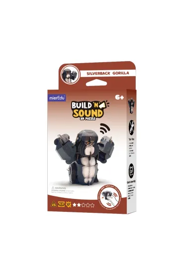 Puzzle 3D. Buduj i s�uchaj - Goryl mierEdu