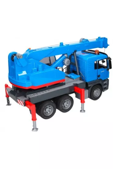 MAN TGS z d�wigiem - niebieski Bruder