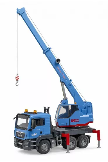 MAN TGS z d�wigiem - niebieski Bruder