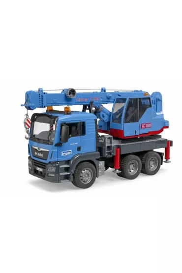 MAN TGS z d�wigiem - niebieski Bruder