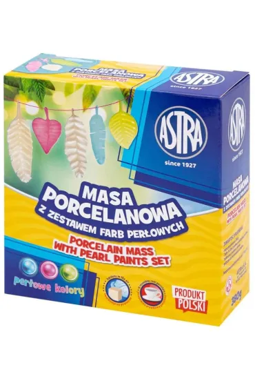 Masa porcelanowa Astra 250g z farbami + p�dzelek
