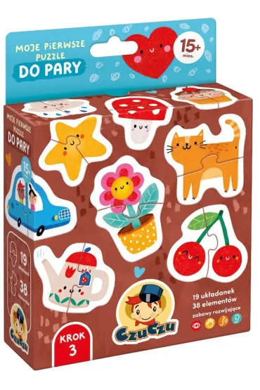 Czuczu Moje pierwsze puzzle do pary Bright Junior Media