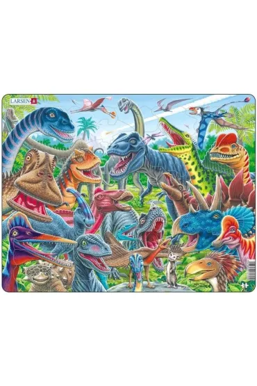 Puzzle Uk�adanka Szcz�liwe dinozaury Maxi Larsen