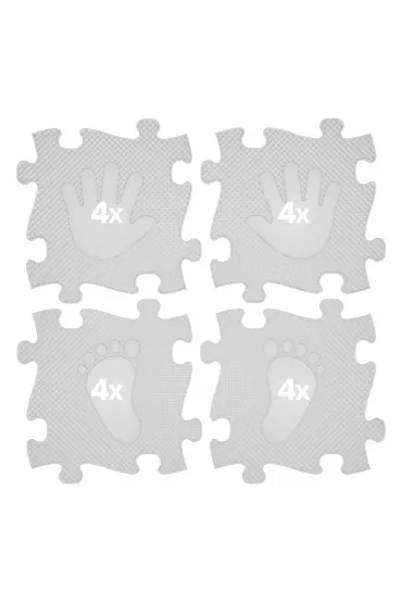 Askato Mata pod�ogowa sensoryczna Magic Set Grafit - 16 element�w