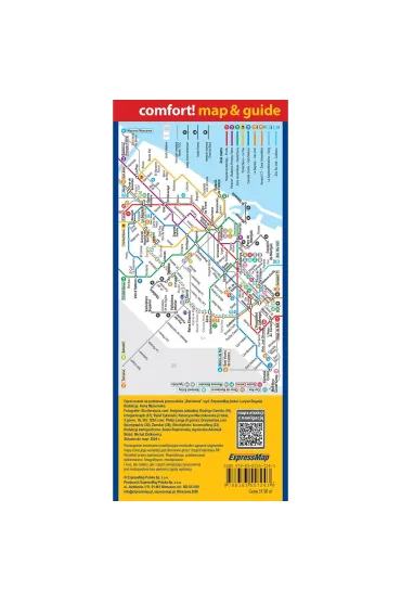 Barcelona laminowany przewodnik i mapa 2w1 - Larysa Rogala