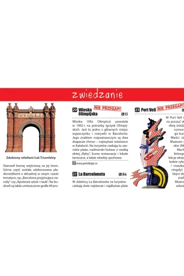 Barcelona laminowany przewodnik i mapa 2w1 - Larysa Rogala