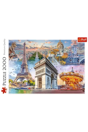 Puzzle 2000 el. Weekend w Pary�u Trefl