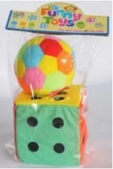 Pi�ka z kostk� Pegaz Toys