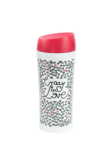 Dajar Kubek termiczny 400ml - Crazy in love - AM-LOVE *