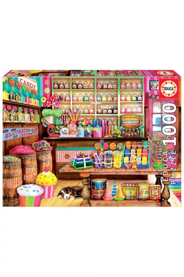 Puzzle 1000 el. Sklep ze s�odyczami Educa