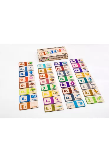 Puzzle Drewniana uk�adanka - Literowa PuzzleOK