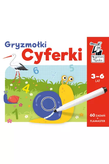 Kapitan Nauka. Gryzmo�ki. Cyferki 3-6 lat - Bo�ena Dybowska, Justyna  Perkuszewska-Staniszewska