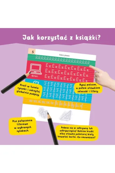 Multisensoryczna kaligrafia. Litery pisane - Anna Borchard