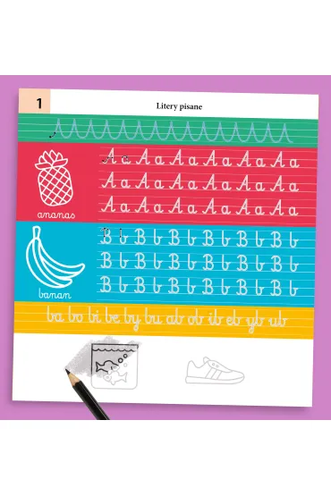 Multisensoryczna kaligrafia. Litery pisane - Anna Borchard