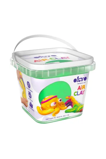 Okto Zestaw lekkiej powietrznej ciastoliny zielonej 910 ml