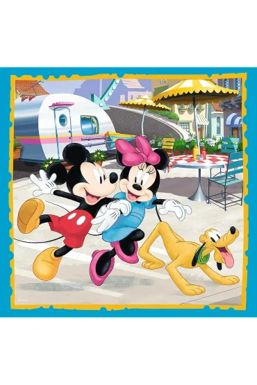 Puzzle 3w1 (20+36+50 el.) Myszka Miki z przyjaci�mi Trefl