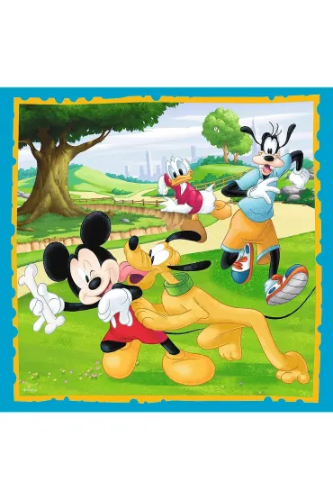 Puzzle 3w1 (20+36+50 el.) Myszka Miki z przyjaci�mi Trefl