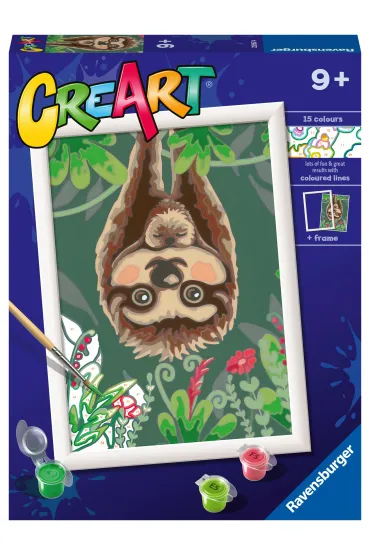 Malowanie po numerach CreArt - G�ow� w d� Ravensburger