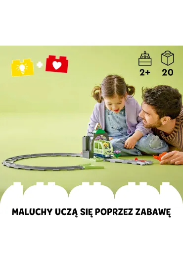 LEGO DUPLO Tunel i tory kolejowe — zestaw rozszerzaj�cy 10425