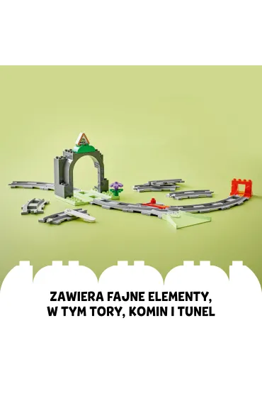 LEGO DUPLO Tunel i tory kolejowe — zestaw rozszerzaj�cy 10425