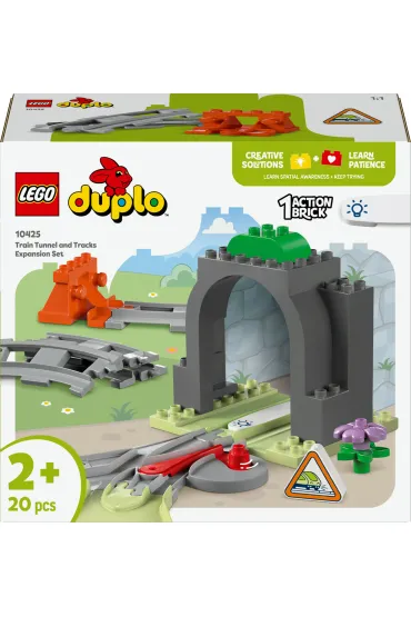 LEGO DUPLO Tunel i tory kolejowe — zestaw rozszerzaj�cy 10425