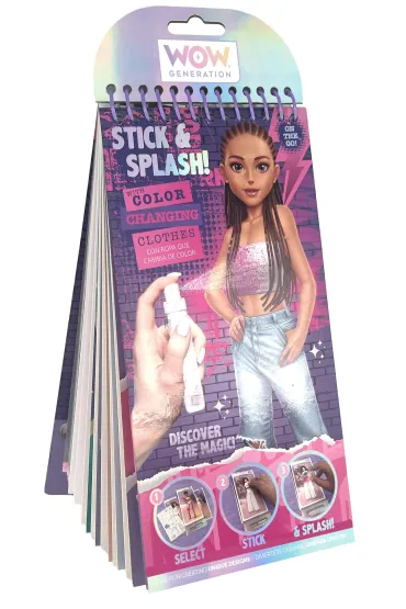 Zestaw kreatywny szkicownik WOW Splash and Create Mini WOW00142 KIDS EUROSWAN