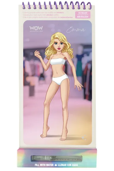 Zestaw kreatywny szkicownik WOW Splash and Create Mini WOW00142 KIDS EUROSWAN