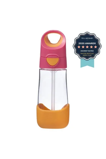 b.box Butelka tritanowa ze s�omk� Strawberry Shake 450 ml