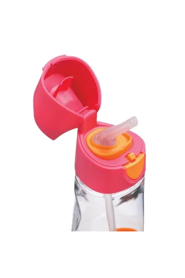b.box Butelka tritanowa ze s�omk� Strawberry Shake 450 ml